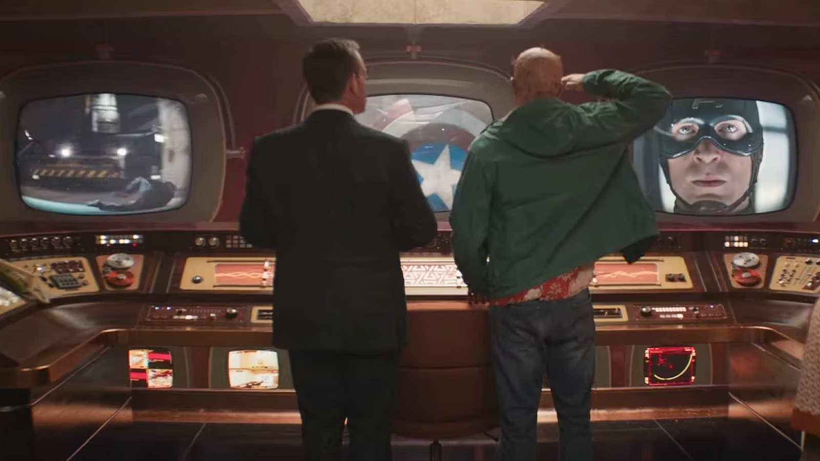 Wade Wilson and Paradox at the TVA in Deadpool & Wolverine