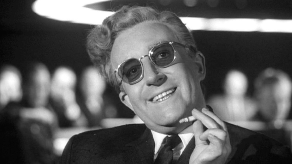 Peter Sellers in Dr. Strangelove. This image is part of an article about Oppenheimer: 5 double-feature alternatives better than Barbie.