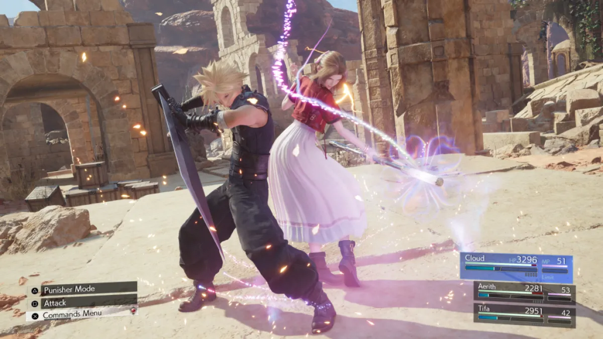 Cloud And Aerith Synergy Move FF7 Rebirth