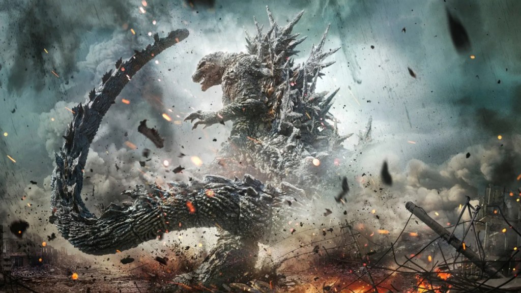 Arte clave para Godzilla Minus One