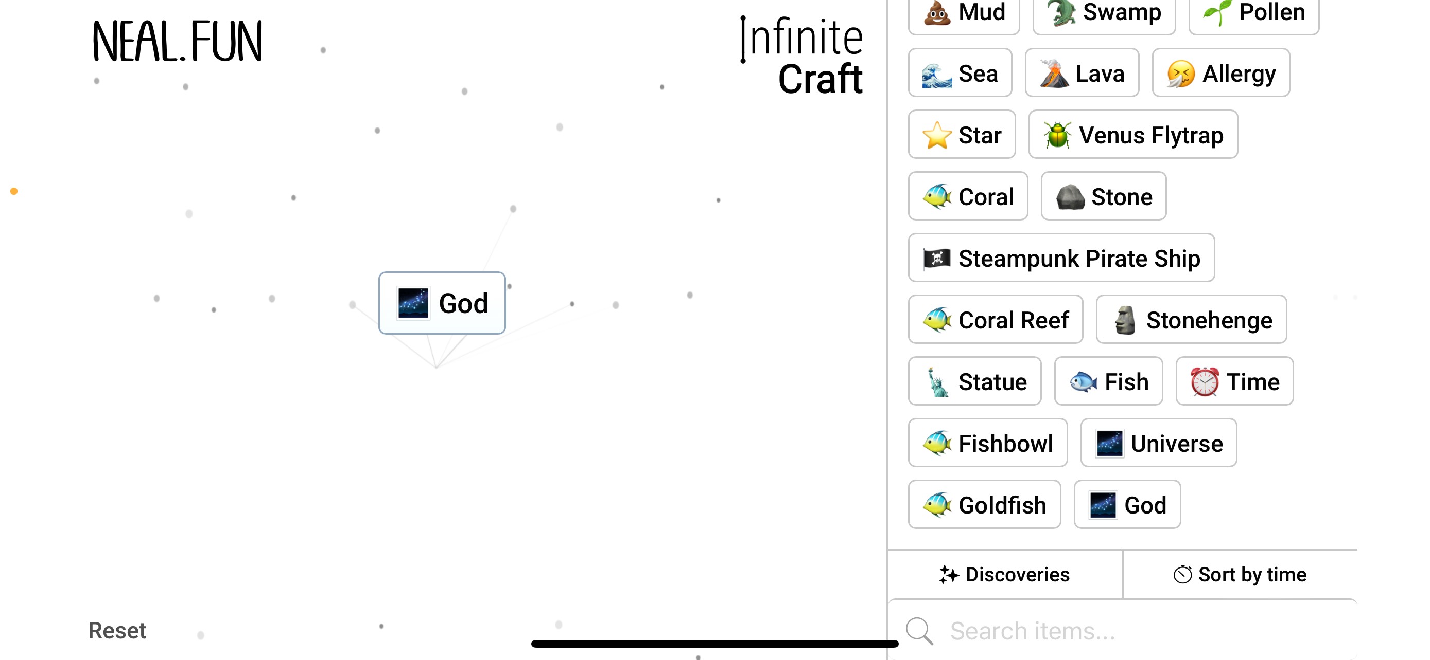 How to Make God in Infinite Craft