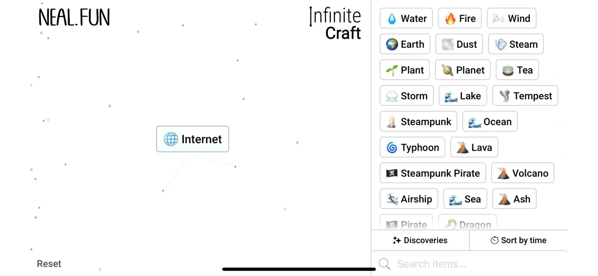 Internet in Infinite Craft.