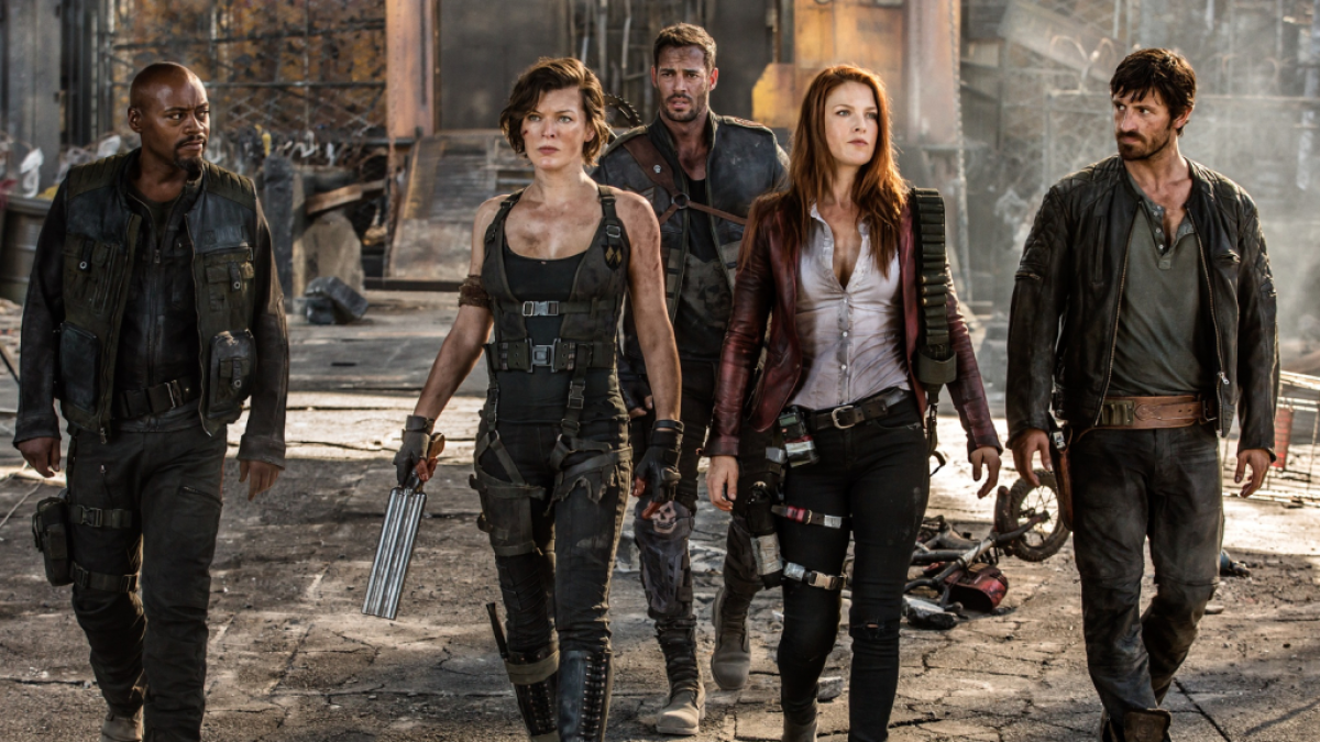 The core cast of Resident Evil: The Final Chapter