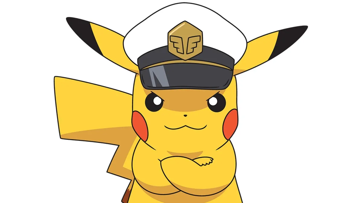 Captain Hat Pikachu in Pokémon GO