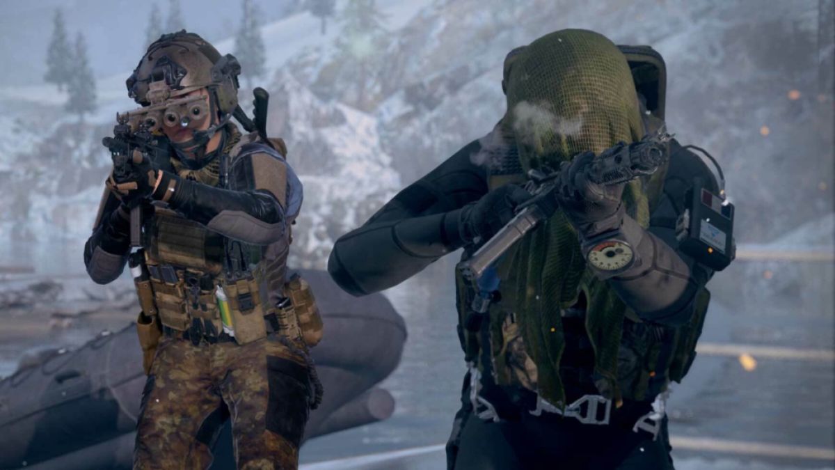 Two soldiers in full uniform in Call of Duty: Modern Warfare 3. This image is part of an article about when does Modern Warfare 3 (MW3) Season 2 end.