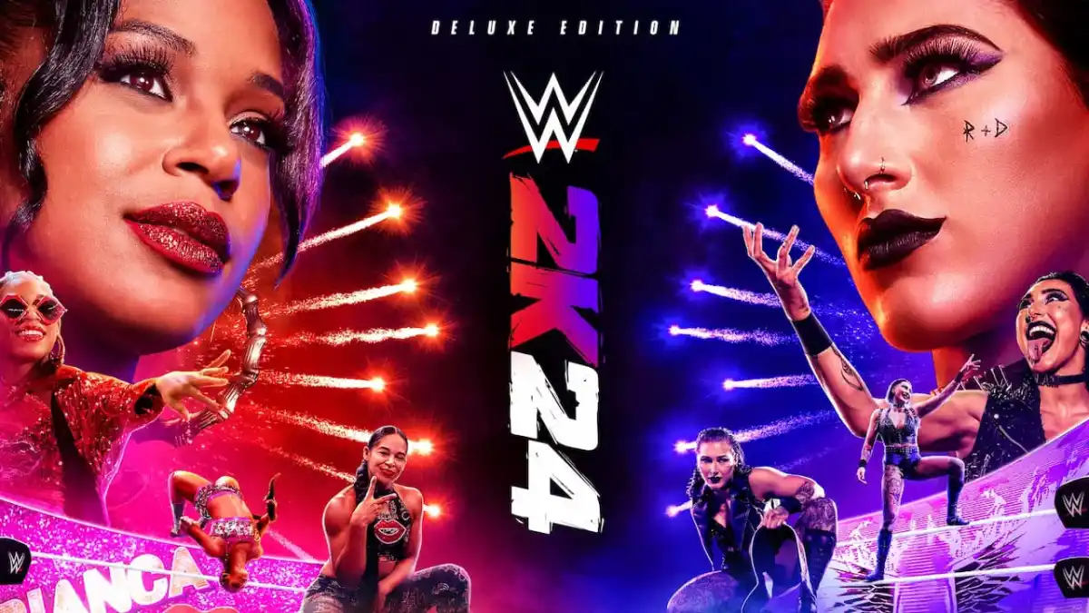 An image of the WWE2K24 Deluxe Edition. 