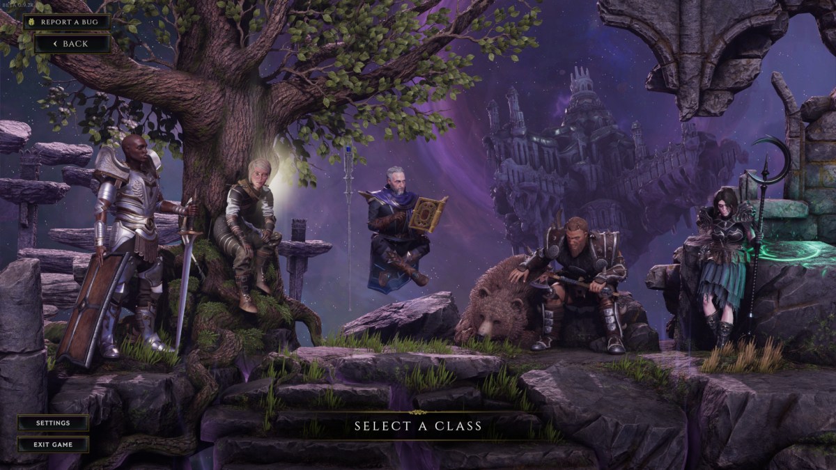 Class selection in Last Epoch. This image is part of an article about Disappointed with Diablo 4? Check out Last Epoch
