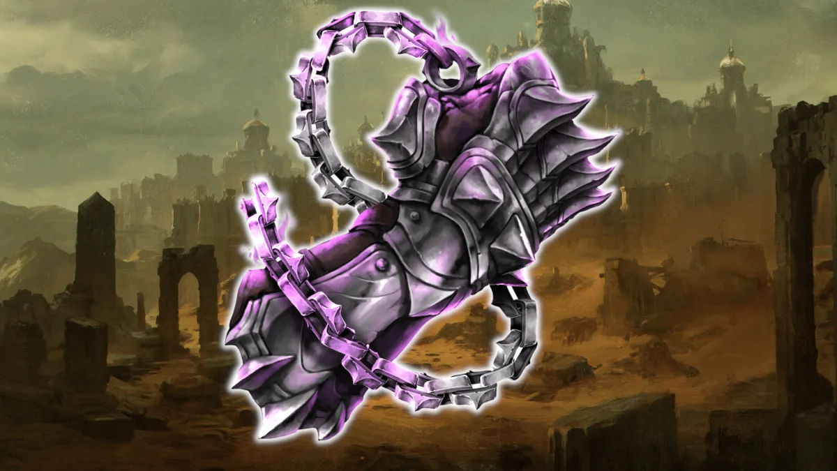 An armored glove. This image is part of an article about the best Sentinel mastery and builds in Last Epoch.