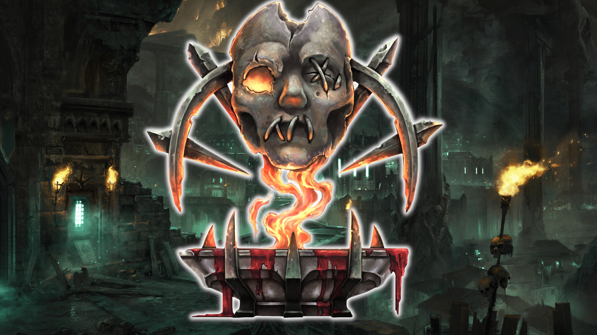 A head over a fire. This image is part of an article about the best Acolyte mastery and builds in Last Epoch.