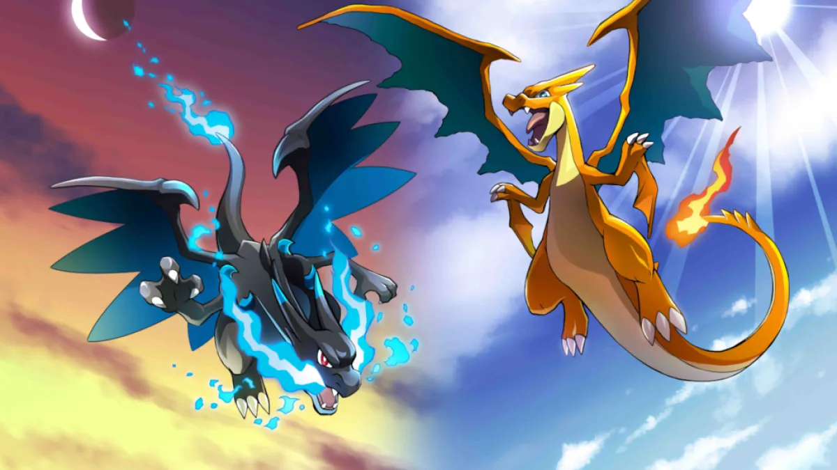 Charizard and Mega Charizard. This image is part of an article about Pokémon Has Become Too Reliant on Gimmicks.