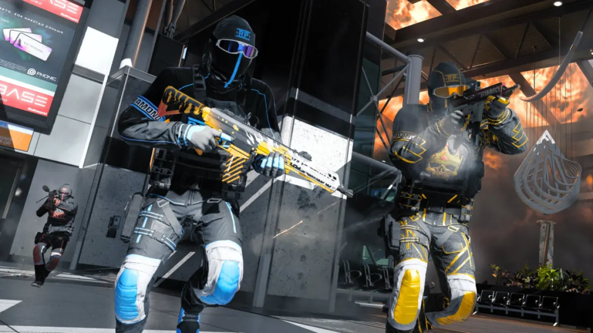 Two brightly-colored soldiers in Modern Warfare 3 Season 2. This image is part of an article about why Modern Warfare 3 (MW3) says free trial after launch.