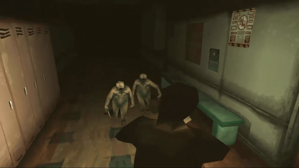 Dos monstruos vienen hacia el jugador.  Esta imagen es parte de un artículo sobre cómo el Silent Hill original todavía me persigue después de 25 años.