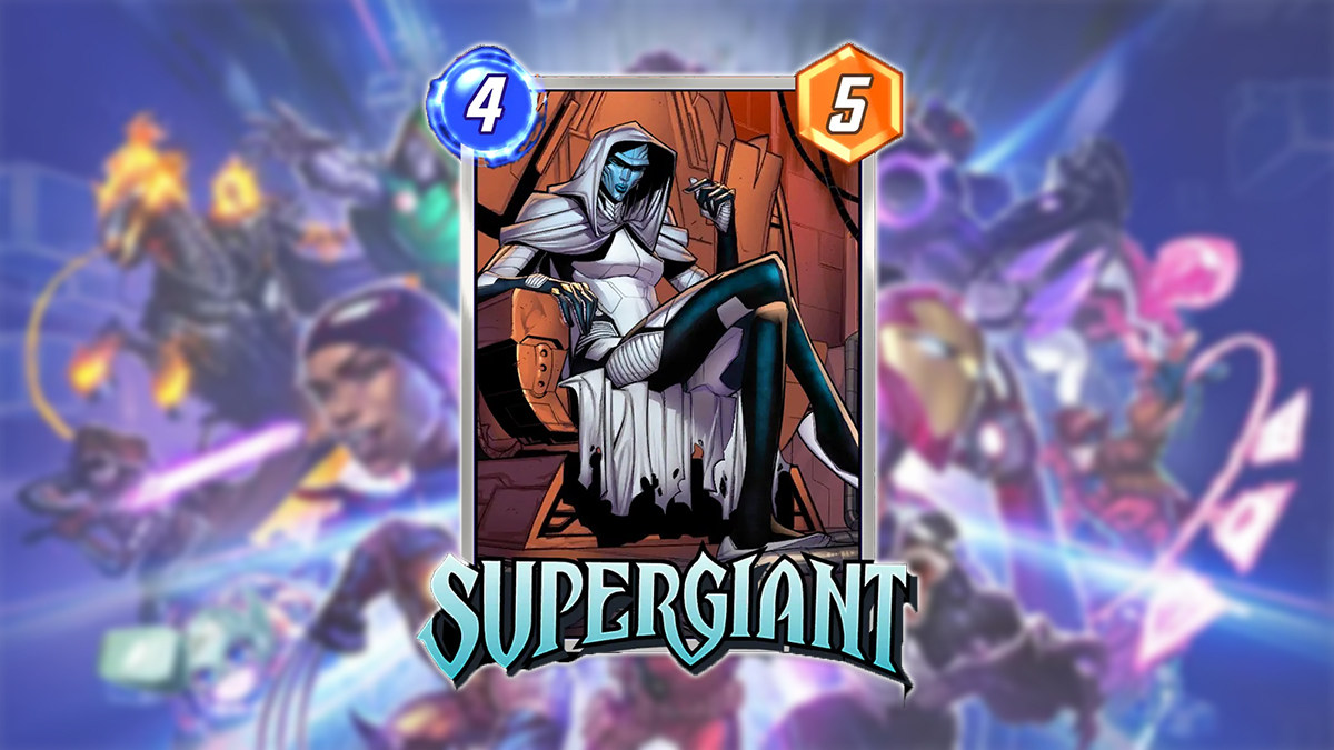 Supergiant card in Marvel Snap.