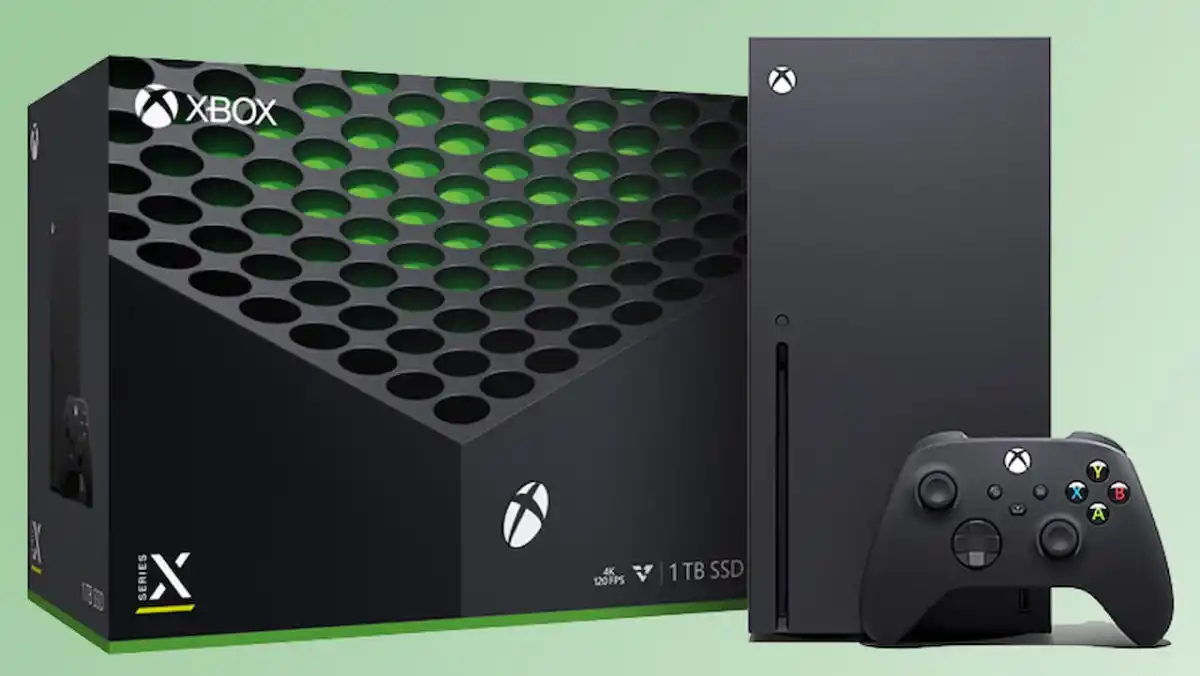 An Xbox Series X console in an article about whether or not Xbox is going out of business.