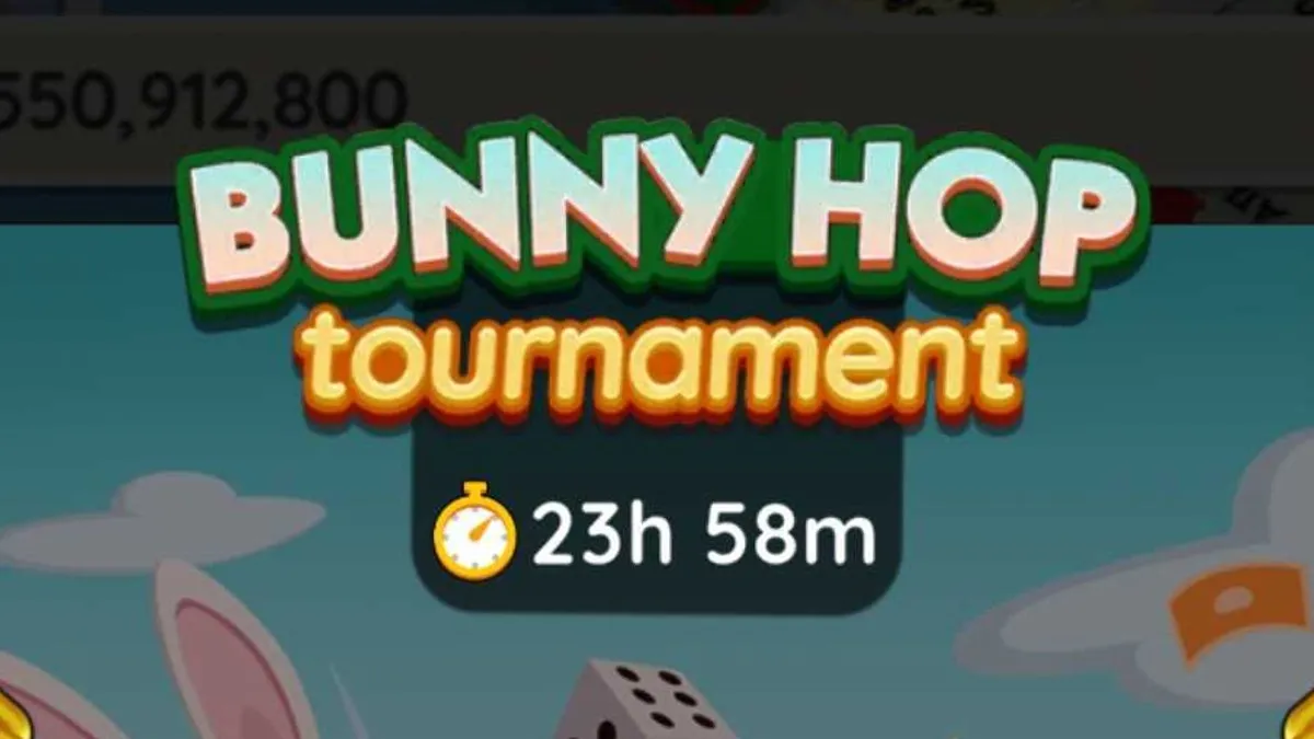 Bunny Hop Tournament Monopoly GO