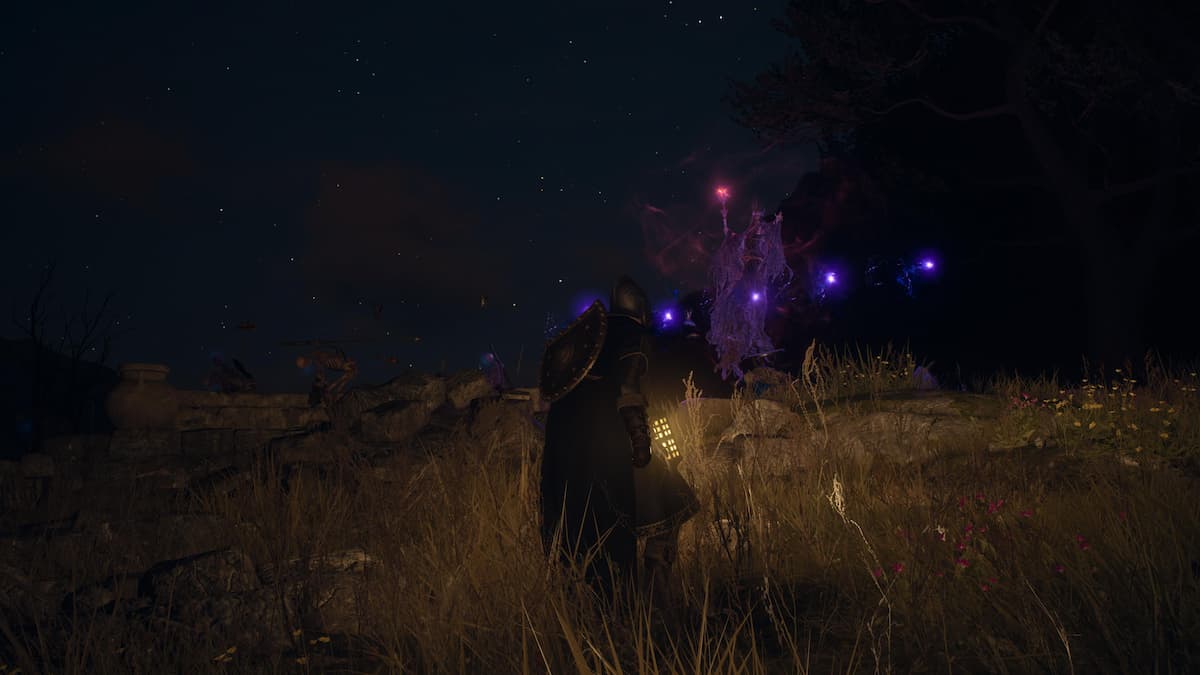 a still of the arisen fighting a cemetery boss in dragon's dogma 2