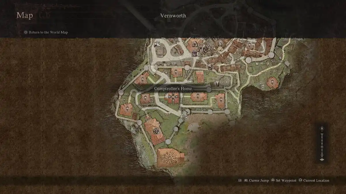 location of the comptroller's home in dragon's dogma 2