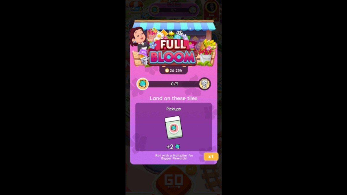 Full Bloom Milestone Rewards Monopoly GO