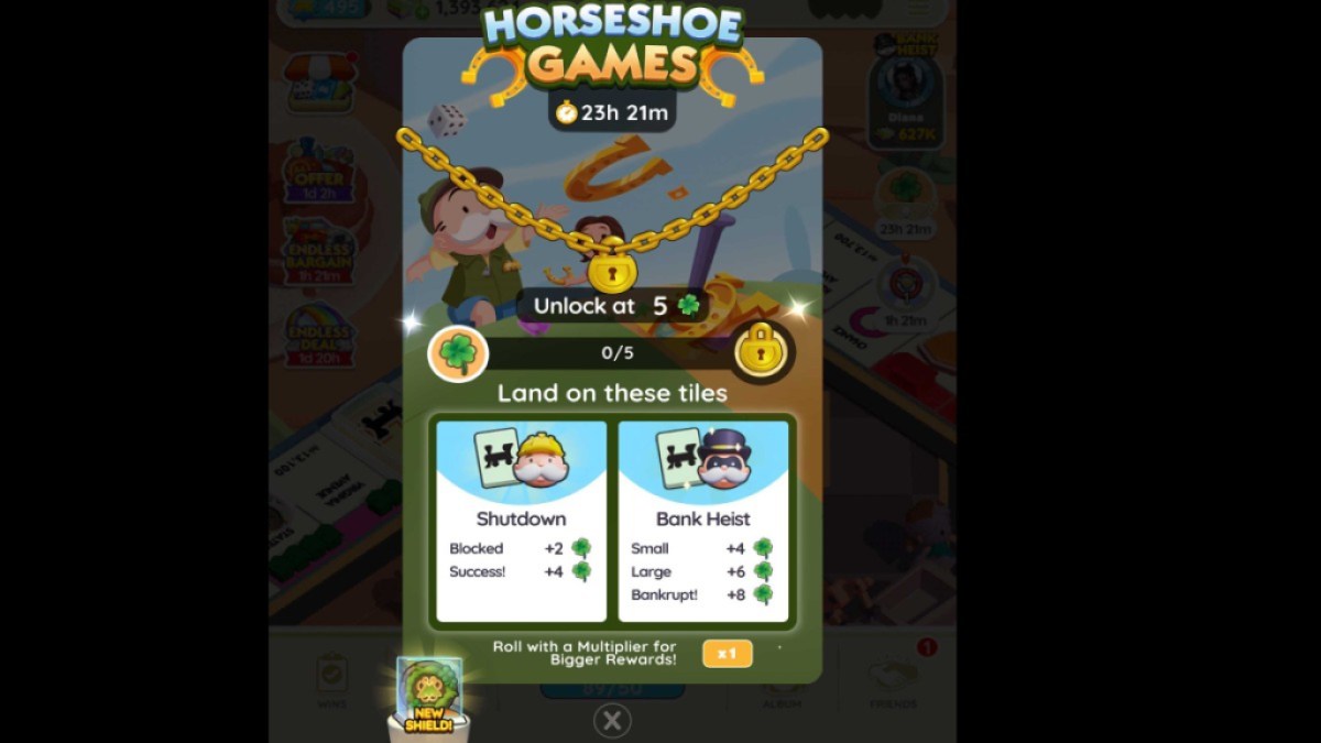 Horseshoe Games Banner Monopoly GO