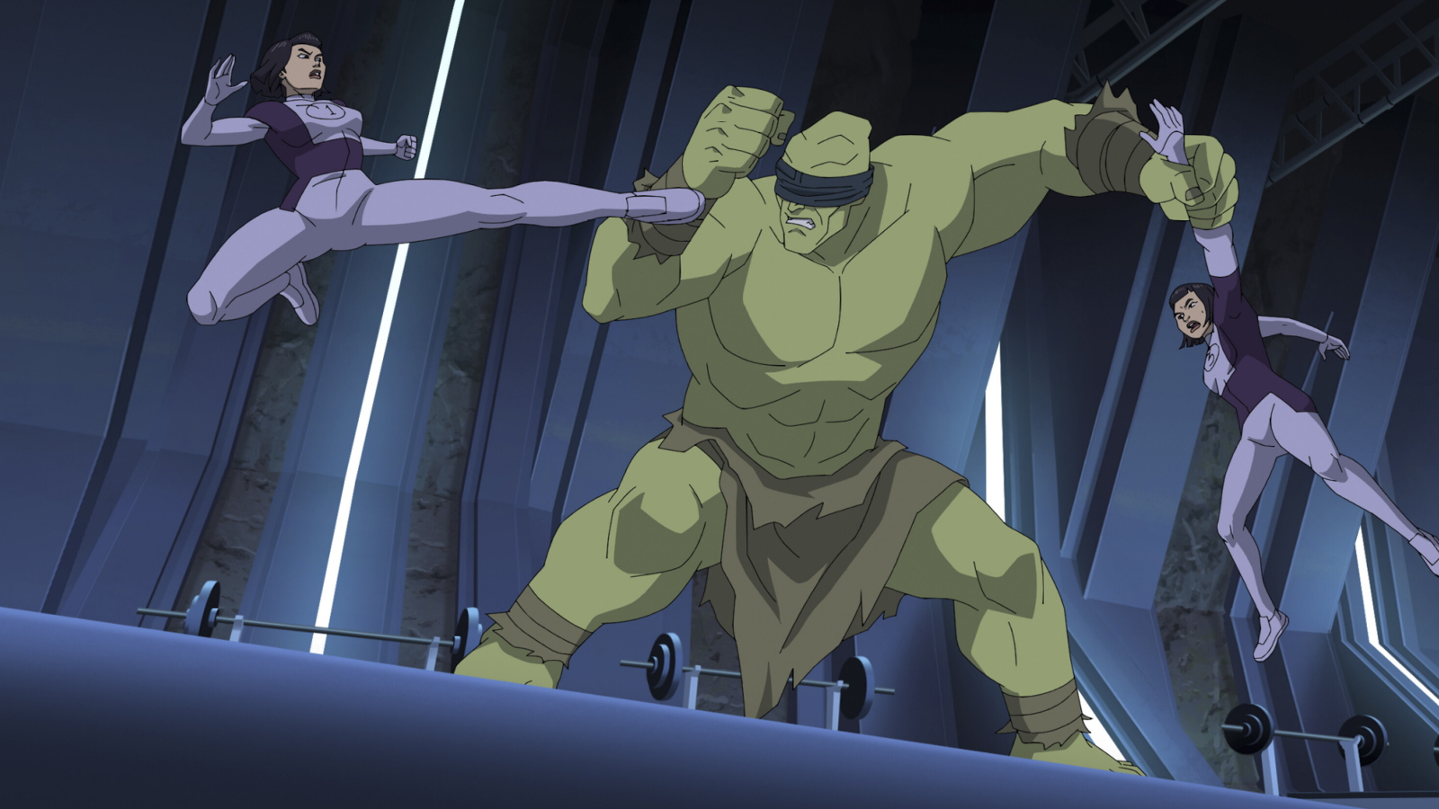 The Guardians of the Globe training in Invincible Season 2