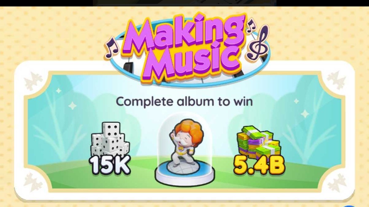 Making Music Banner Monopoly GO