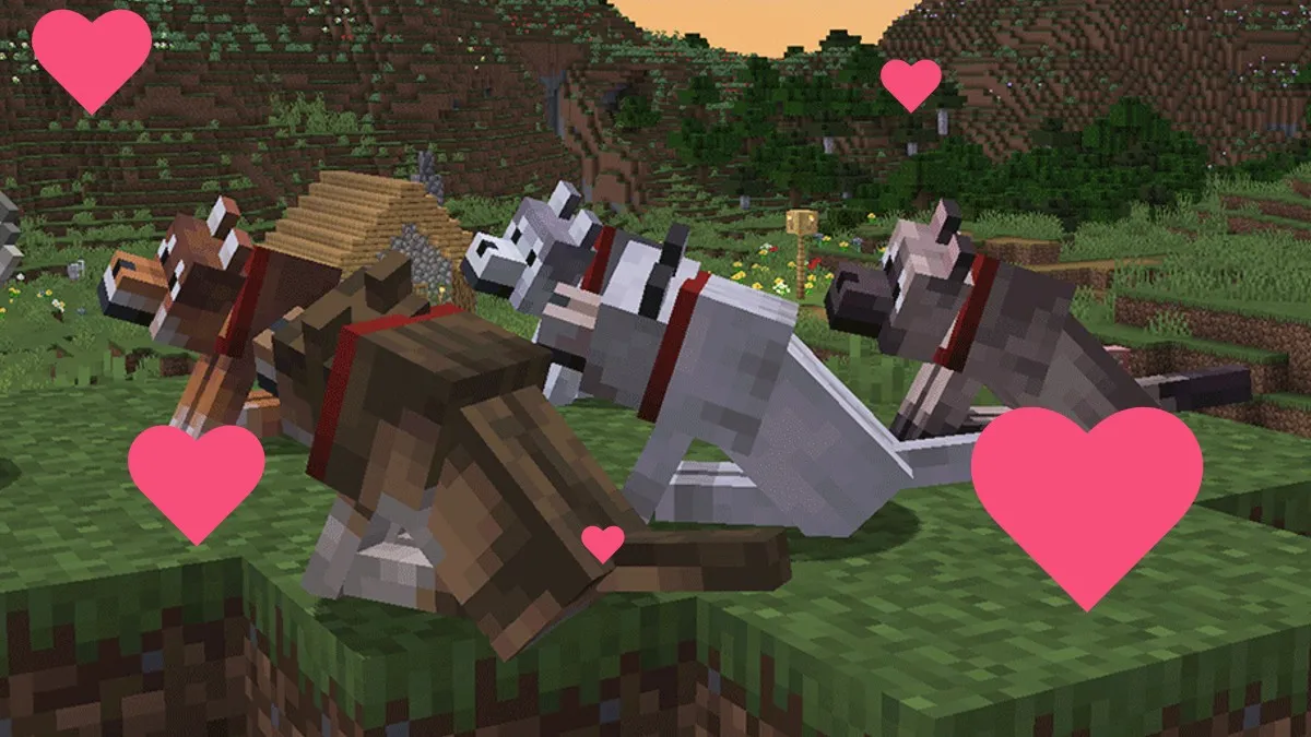 Minecraft Dogs Get New Coat Colors