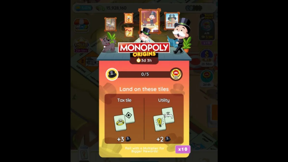 Monopoly Origins Milestone Rewards Monopoly GO