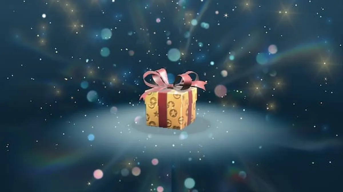 Image of the Mystery Gift animation in Pokemon Scarlet & Violet