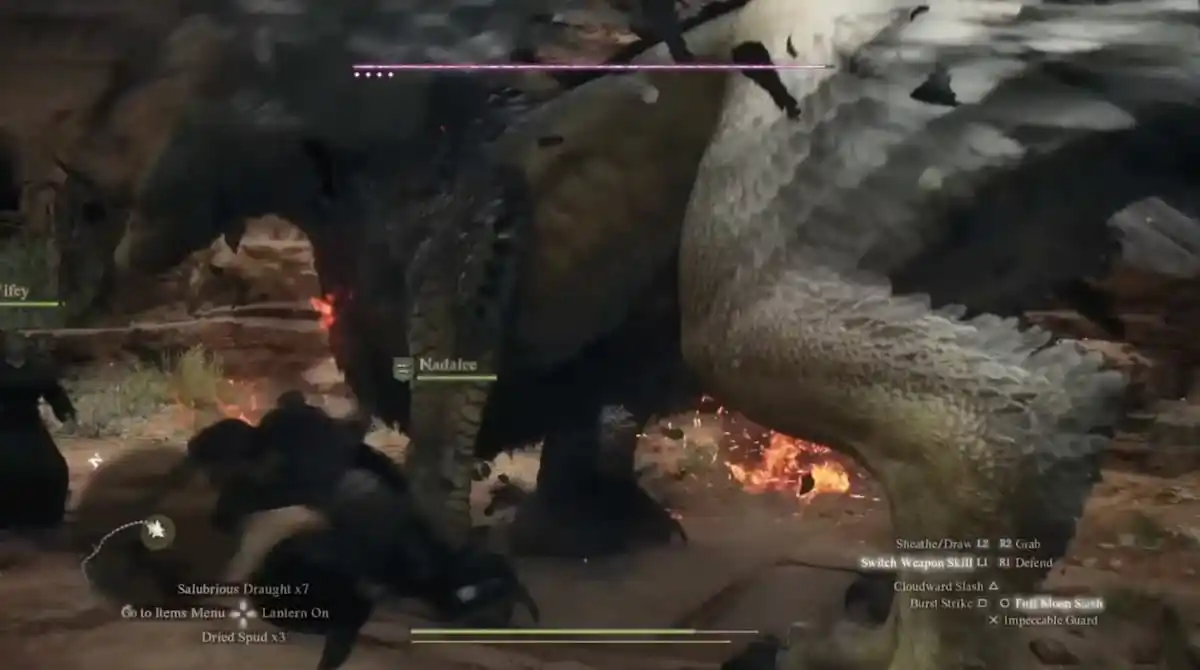 fighting the griffin in dragon's dogma 2
