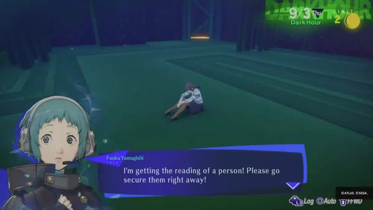 rescuing a missing person in persona 3 reload