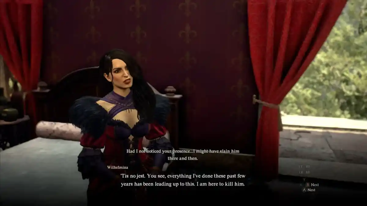 starting every rose has its thorn to romance wilhelmina in dragon's dogma 2