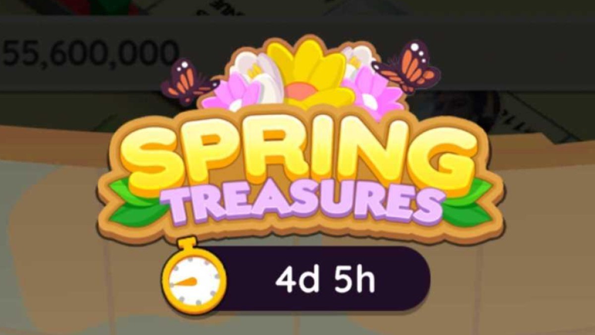 Spring Treasures Minigame Monopoly GO