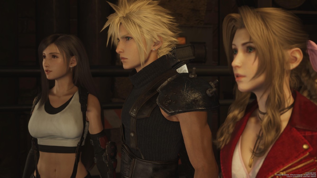 Switching Party Members in FF7 Rebirth Cloud Tifa and Aerith