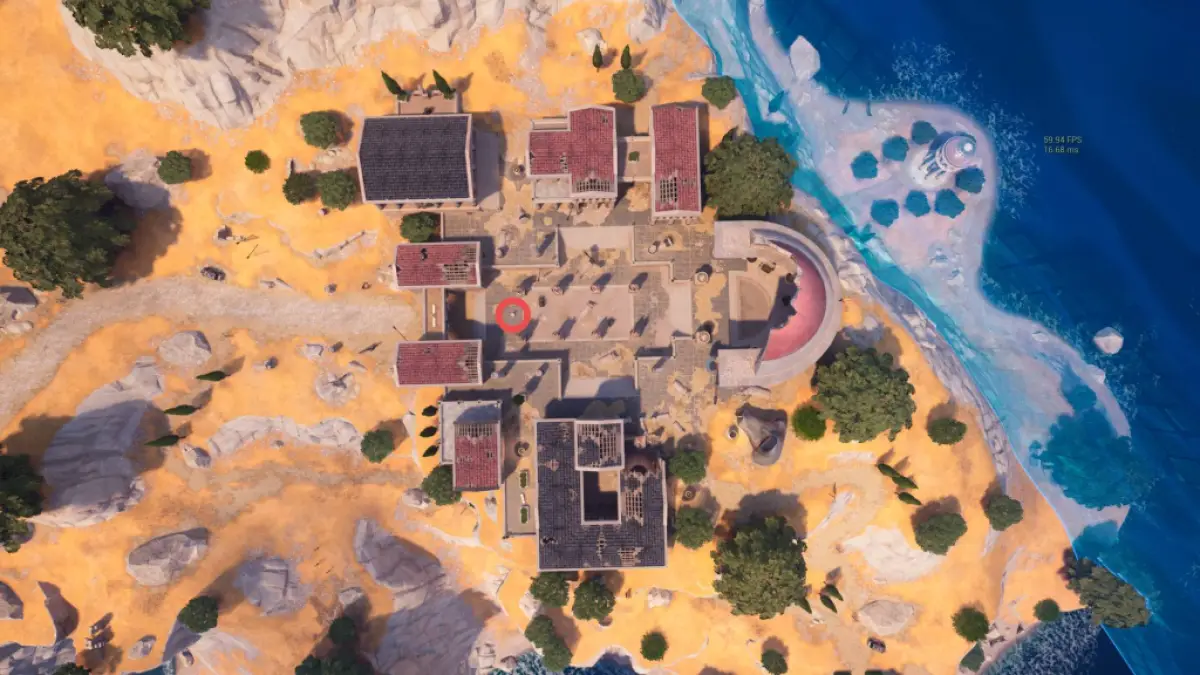 fortnite ares boss location