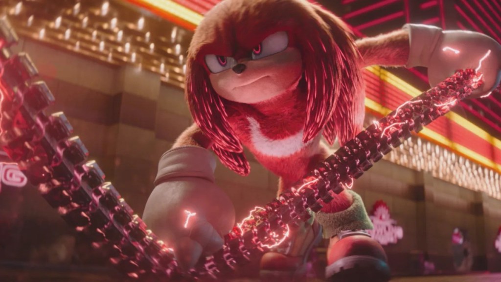Idris Elba as Knuckles In The Paramount+ series Knuckles