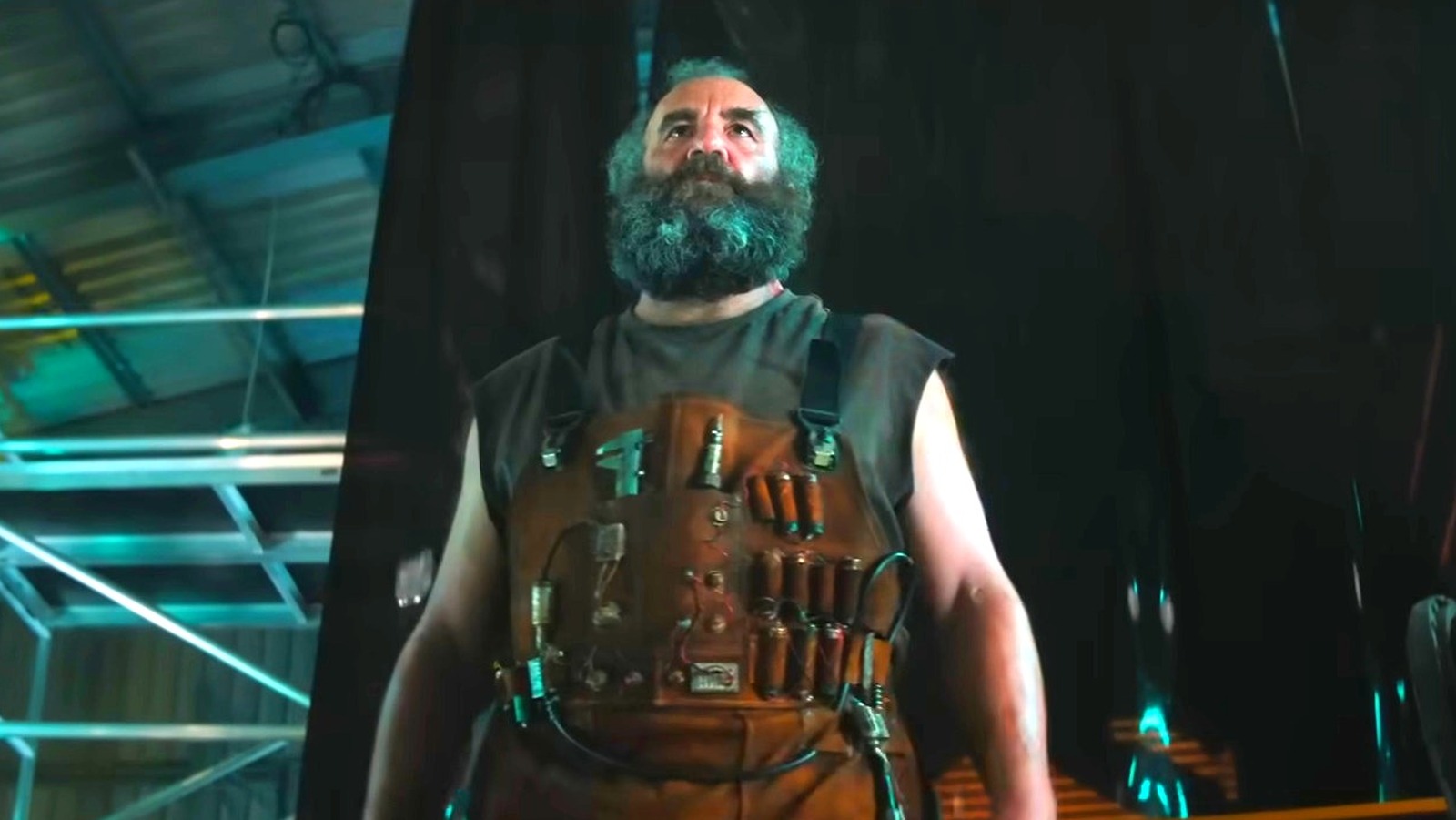 Rory McCann as "The Buyer" in the Paramount+ series Knuckles. This image is part of an article about all major actors and the cast for Paramount+'s Knuckles.