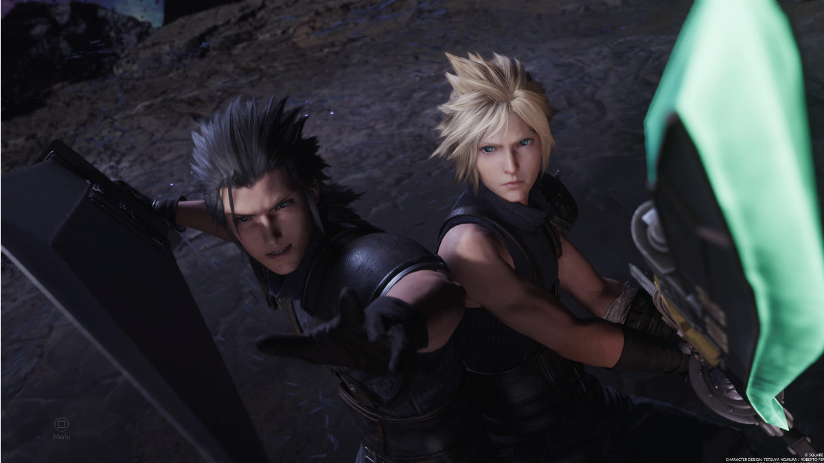 ff7 rebirth Cloud and Zack. This image is part of an article about how to beat Sephiroth in FF7 Rebirth.
