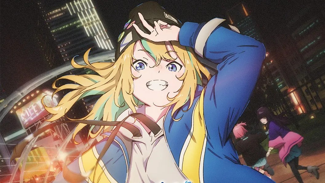 A girl falling in a Jellyfish Can't Swim In The Night Promo Image. This image is part of an article about our most anticipated anime of Spring 2024.