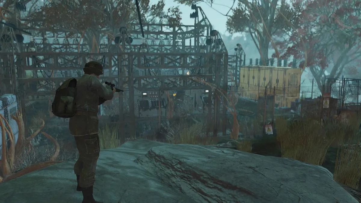 Angler location in Fallout 76.