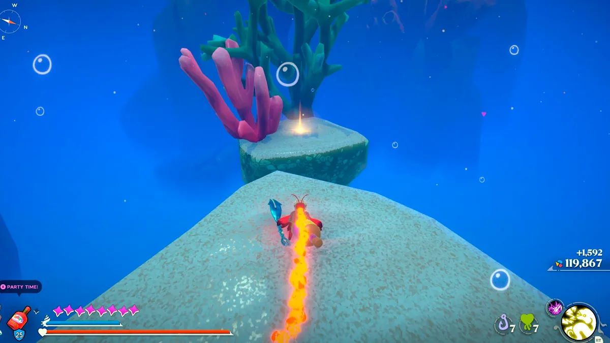 Heartkelp Sprout location in Another Crab's Treasure