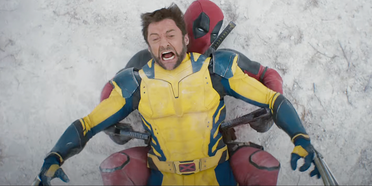 Wolverine and Deadpool fighting in Deadpool & Wolverine