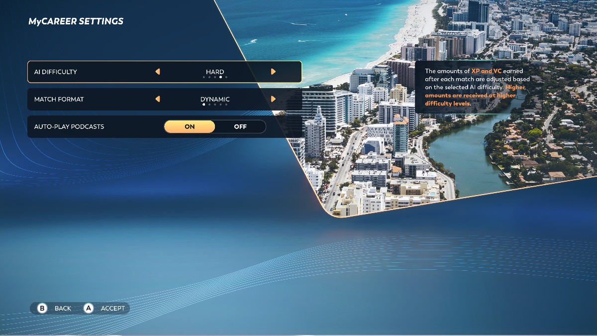 How To Change MyCareer Difficulty in Top Spin 2K25 The Escapist