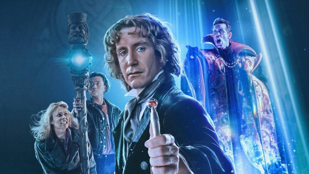 Cropped promotional artwork for the 1996 Doctor Who movie