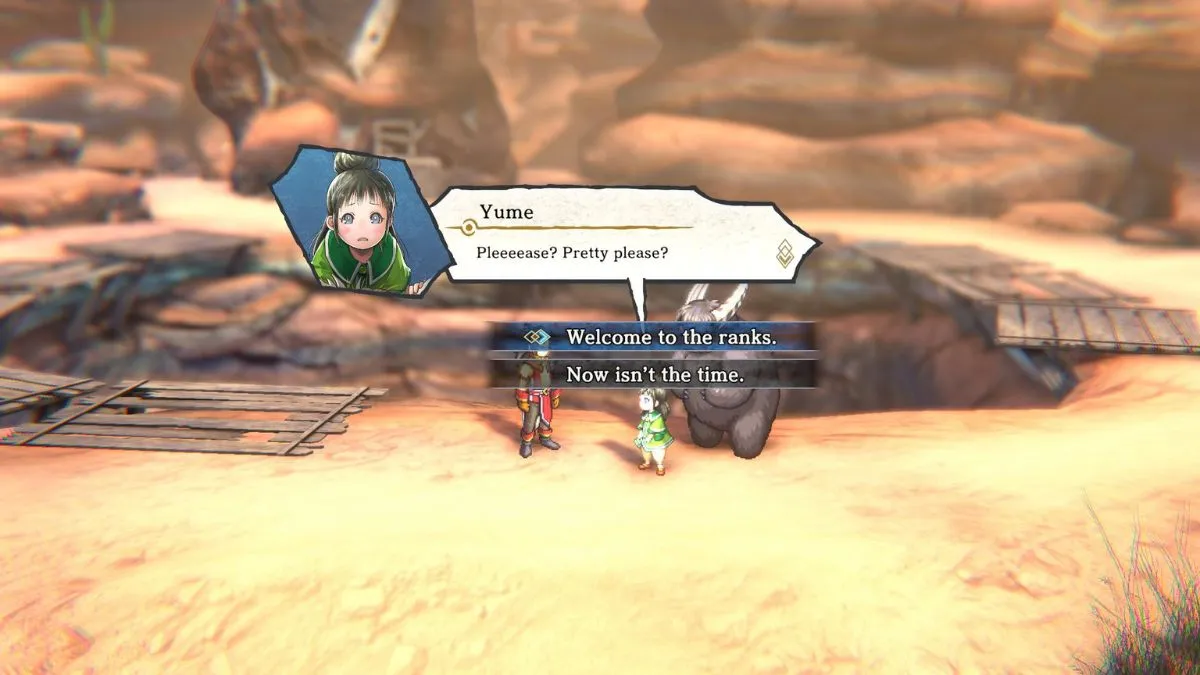 Screenshot of Yume and Friend.