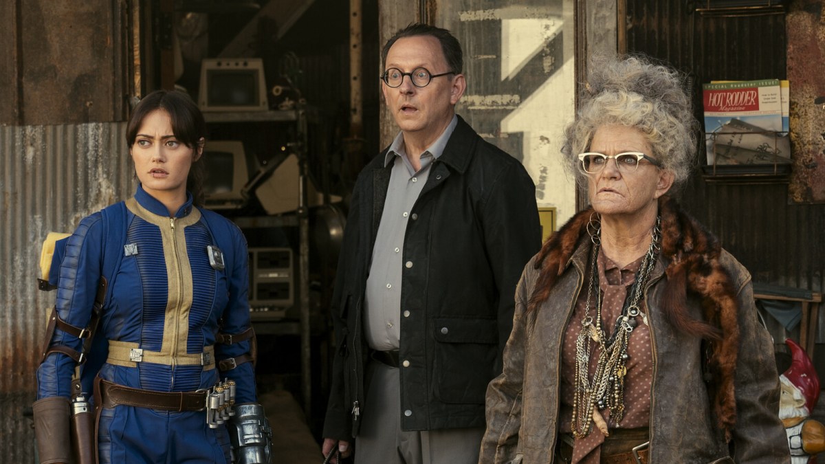 Lucy MacLean, Wilzig, and Ma June in Fallout Season 1