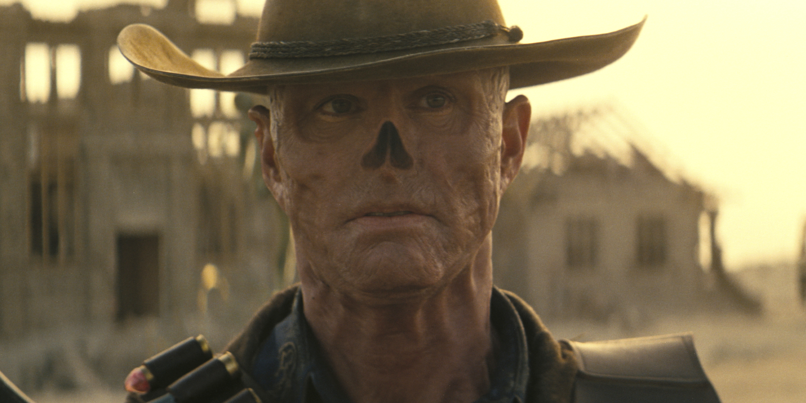 Walton Goggins as The Ghoul in Fallout Season 1.