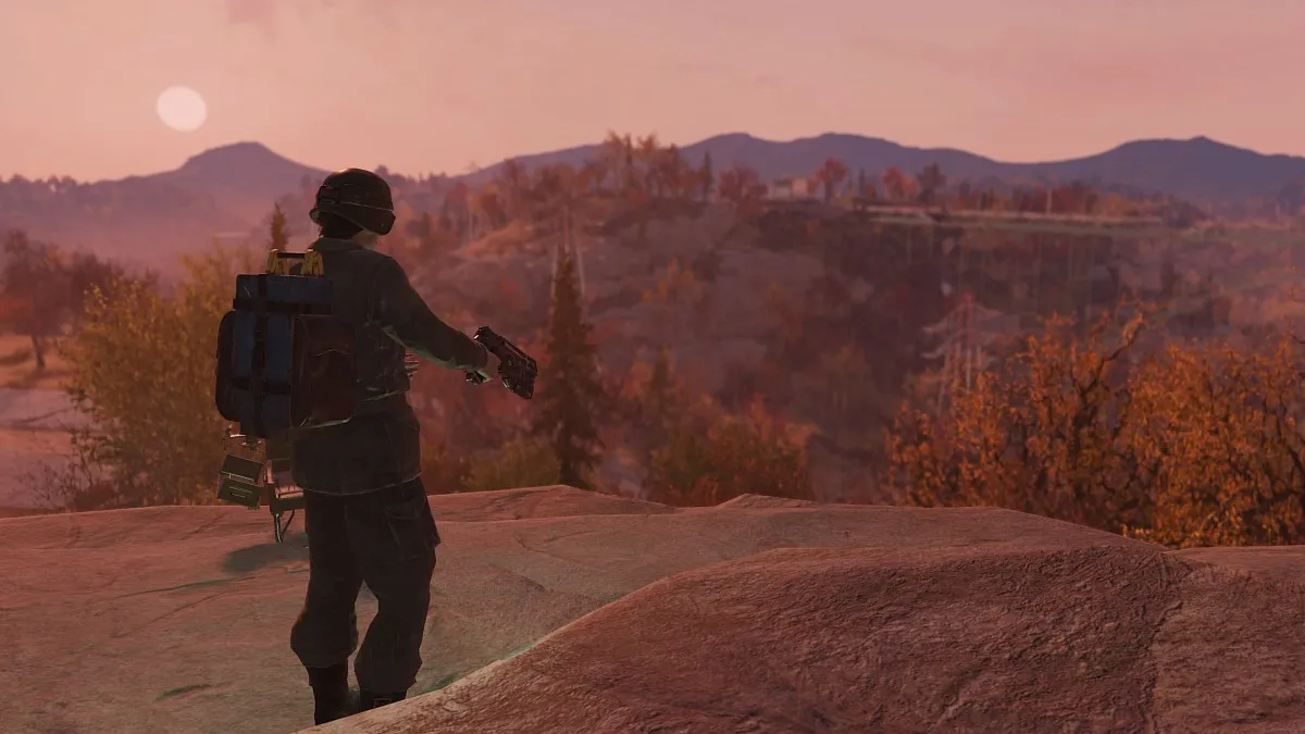 Fresh Dweller roaming in Fallout 76.