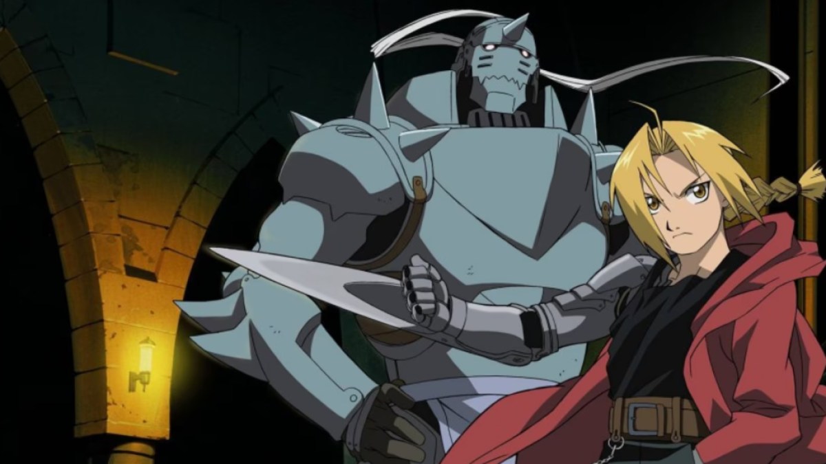 Edward and Alphonse in Fullmetal Alchemist