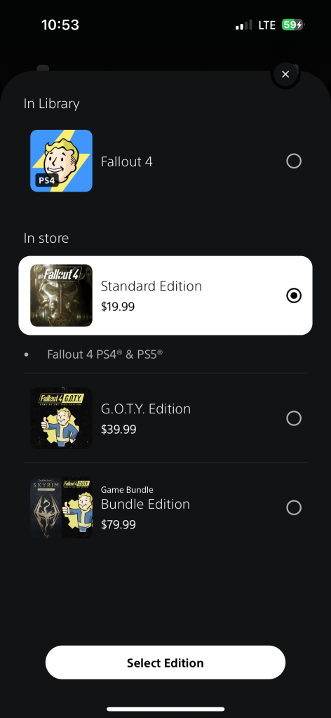 fallout 4 on plastation store
