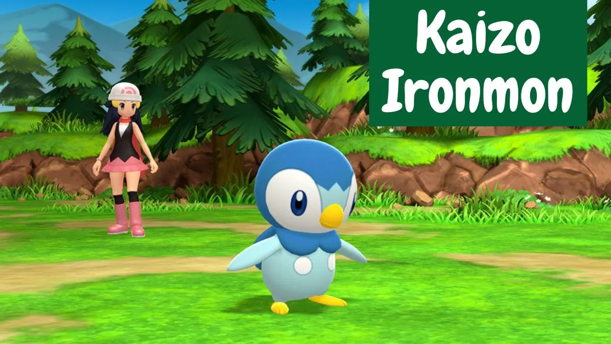 Screenshot of a Pokemon battle in Pokemon Brilliant Diamond Shining Pearl with the words Kaizo Ironmon in the corner